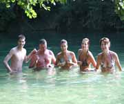 Rafting on the Cetina river